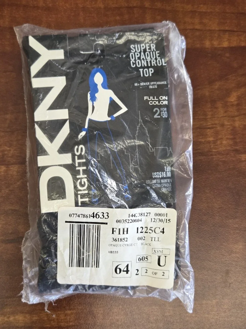 DKNY Black Tights - Control Top